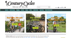 Desktop Screenshot of centurycycles.com